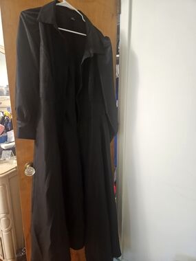 Classic Black Long Sleeve Women's Dress